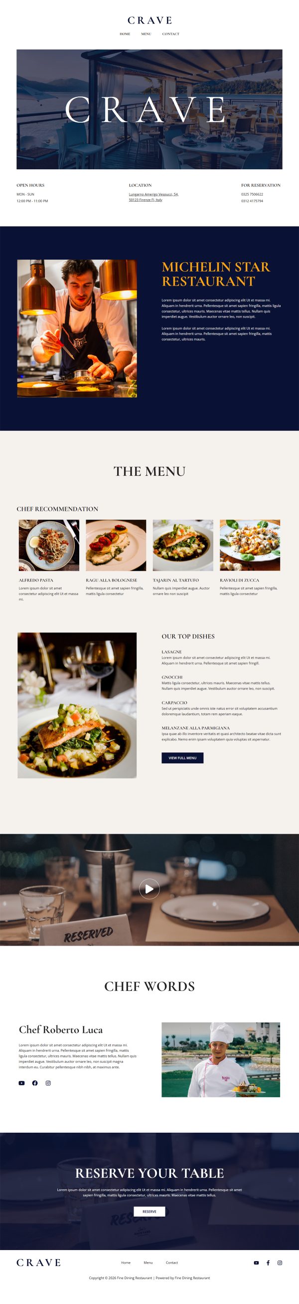Fine Dining Restaurant